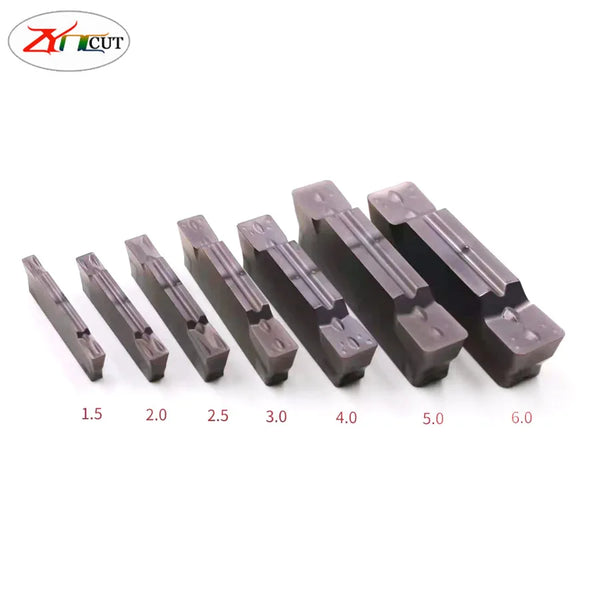 10PCS MGMN150  200 250 300 400 500-M Turning Tools Grooving Carbide Insert For Metal Prating Lathe Grooving Inserts