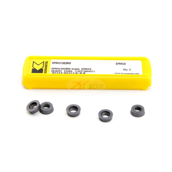 10PCS kennametal R5 blade RPMW1003MO-FS KC725M SPMIC9 KC522M KCPK30 Milling inserts made of stainless steel with high hardness