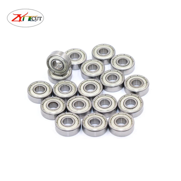 10Pcs SET 606 607 608 609 625 626 629ZZ Double-sided Ring Sealed Ball Bearing,High Speed Micro Bearing Steel Special Bearing