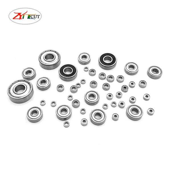 10Pcs/set MR117 MR137 687 699 607 627ZZ RS  Double sided iron sheet seal Small diameter ball bearing with inner diameter of 7mm
