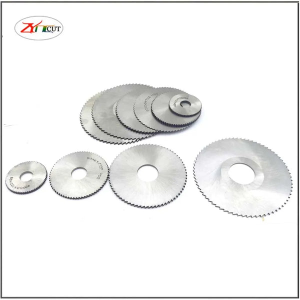 40 50 60 75 80mm thick0.3 0.5 0.6 0.8mm Thin HSS Sawtooth disc milling cutter,High speed steel disc saw blade milling cutter