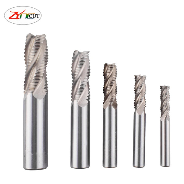 фрезер 6 8 10 12 16 20 25 30 40mm High speed steel integral grinding rough processin Rough leather knifeg corn milling cutter