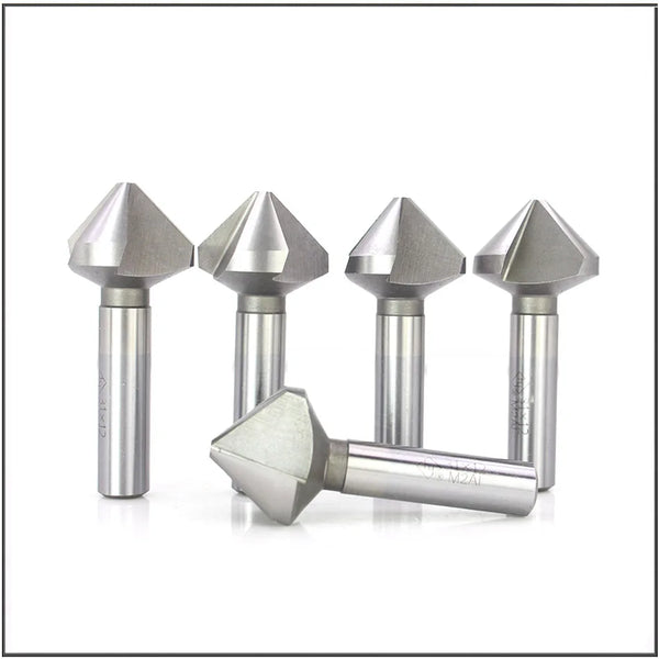 90 degree chamfering cutter three-edged single-edged stainless steel reaming drill taper screw sinking cutter chamfering drill