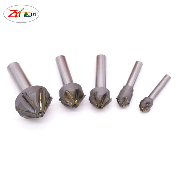 Countersink Drill with Brazing Carbide Blade Chamfering Milling Tool 60 90 Degree16mm 20mm 25mm 30mm 40mm 50 60mm  tipped Bit