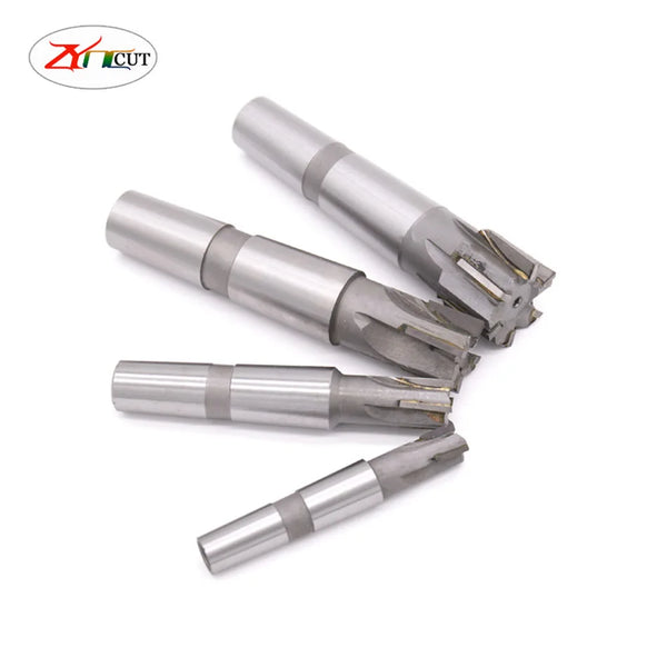 MT2 MT3 20/25/30/35/40/50mm High speed steel insert carbide Straight edge milling cutter End mill with taper shank with welding