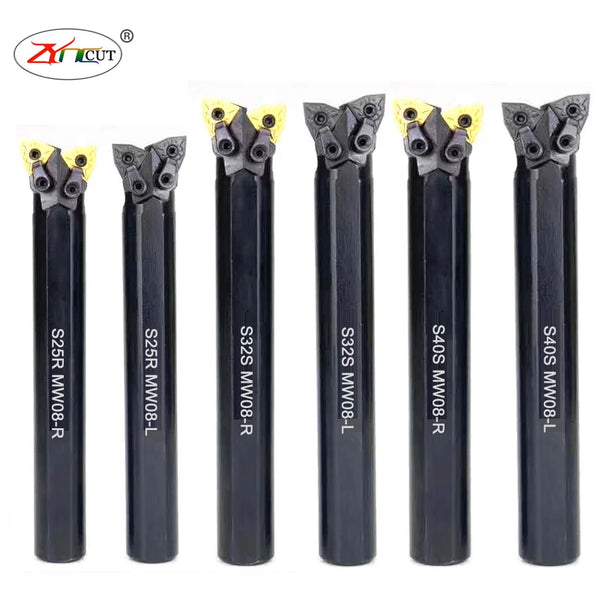S25R S32S S40S MW08-R -L Inner hole and outer circle one double head Positive and negative integrated compound turning tool bar