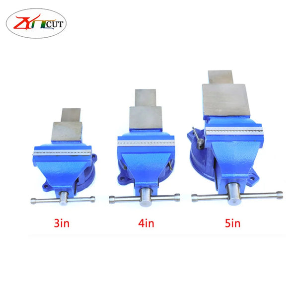 тиски TYPE 3`` 4in 5in 360 degree universal rotating heavy mini table vise,360 degree Universal rotating simple vice