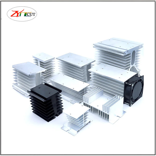 Universal SSR single-phase Thyristor solid-state relay heat Three-phase Ssolid-state Dissipation base aluminum heat sink