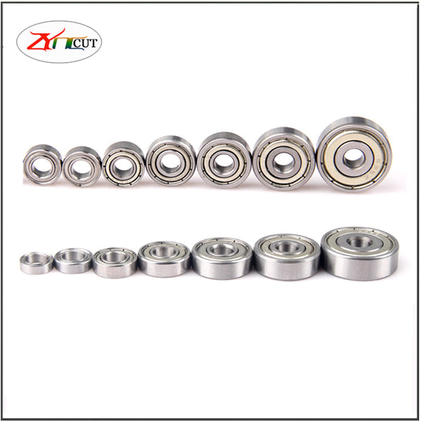 Miniature high speed deep groove ball bearing 602 603 604 605 606 607 608 609ZZ RS Double sided plastic seal, double sided steel plate seal ball bearing