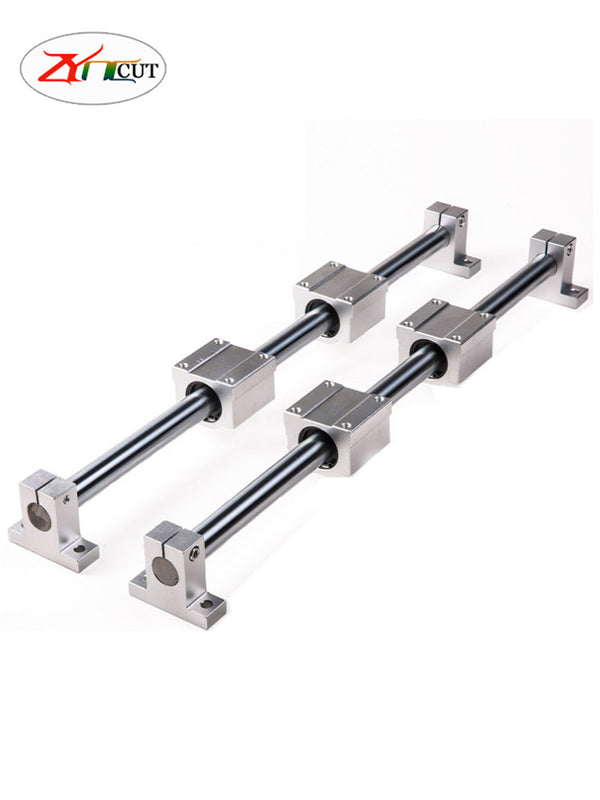 8 10 12 16 20 25 30mm Straight optical axis set bracket slide sleeve guide rod woodworking guide rail DIY cylindrical guide rail