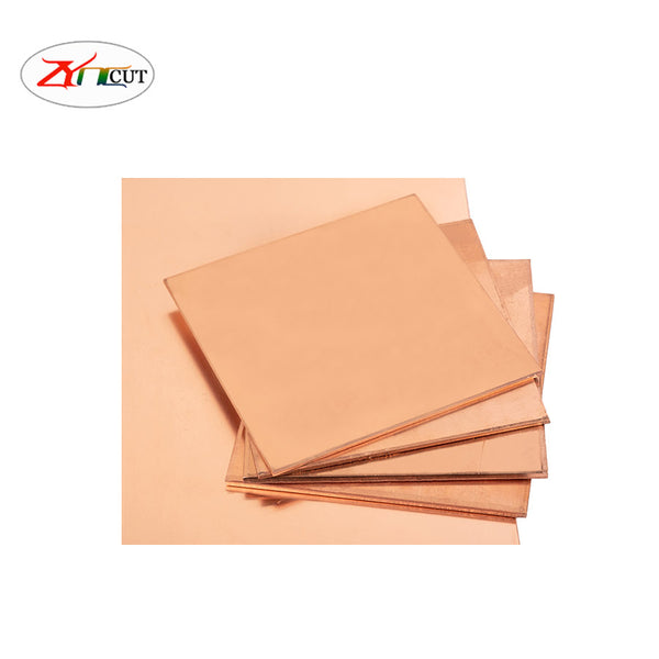 T2 Red Copper Strip 100x100 200x200 300x300mm red copper pad, copper foil, red copper plate, DIY copper material