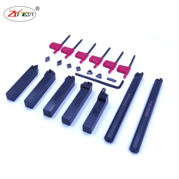 10 12 16mm Shank Carbide Insert Lathe External and Internal Turning Tool Finishing Boring Bar  Thread Turning Tool