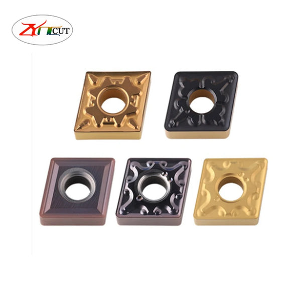 10PCS CNMG120404 CNMG120408-TM P201F General purpose turning tool blade for steel parts PVD Cemented Carbide Coated Blade