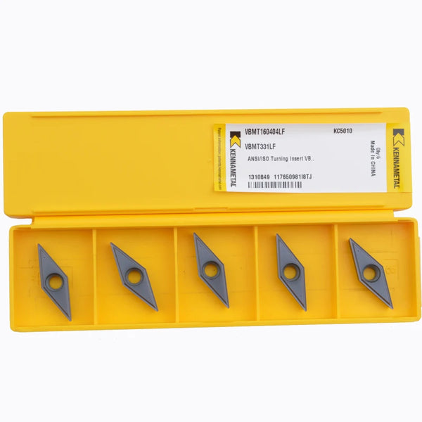 10PCS kennametal  CNMG120408MS VNMG160408MS VBMT160408MS KC5010 High Hardness Stainless Steel Turning Blade