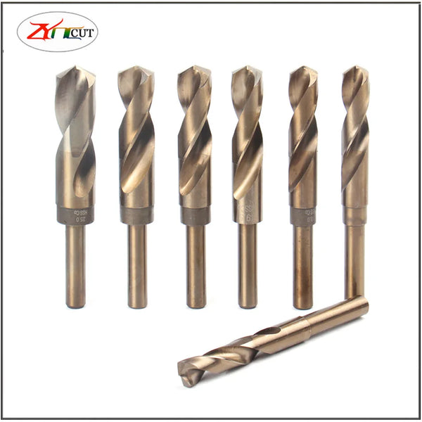 13-40mm HSS Bit 12.7mm shank Round Shank Reduced 1/2'' Twist Drill Bits Cobalt Hss Hole Saw Wood Iron Stainless Steel Aluminum