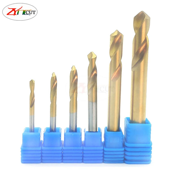 3 4 5 6 8 10 12 16 20mm HSS Titanium Plating Center Drill 90 Degree Machining Center Composite Fixed Point Positioning Bit
