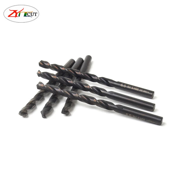 HSS drill 0.5 0.9 1.0 2 3 4 5 6 7 8 9 10 11 12 13mm High quality high speed steel all grinding Straight handle twist bit HSS bit