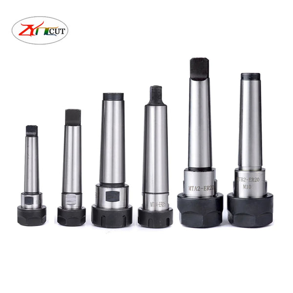 MTA/MTB2 3 4#-ER16 ER20 ER25 ER32 ER40 Morse taper milling shank lathe Drill Mill Morse Elastic collet handle