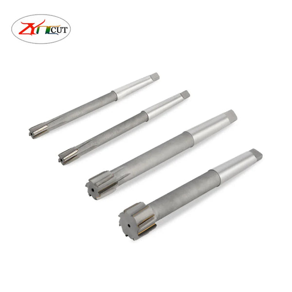 Morse MT2 MT3 MT4 10-50mm H8 High speed steel Carbide inlaid machine reamer with taper shank inlaid with tungsten steel reamer