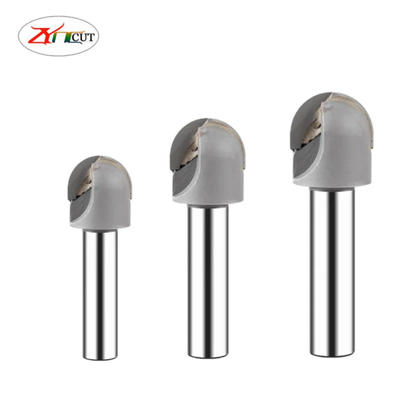 R4 R5 R6 R8 R9 R10 R12 R15 R20 R25 R30 HSS Ball Arc Milling Cutter With Carbide Straight Shank High Speed Steel ball head cutter