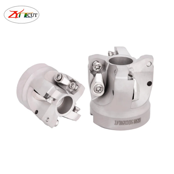 SKS50/63/80/100mm for WDMW080520 Fast feed high efficiency roughing R3 milling cutter head,Axial Machining Cutter Head