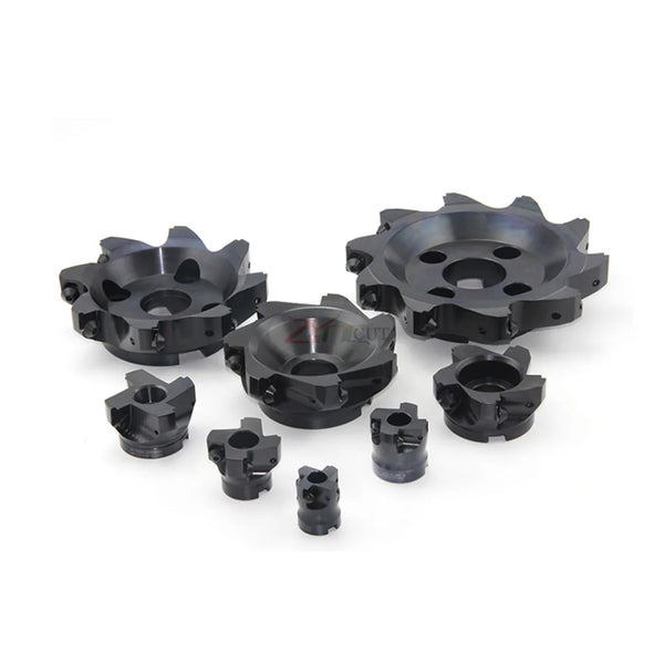 TP22-50/63/80/125/160/200mm 90 degree Plane milling cutter plate for TPMN2204 CNC Finishing cutter head for machine tools