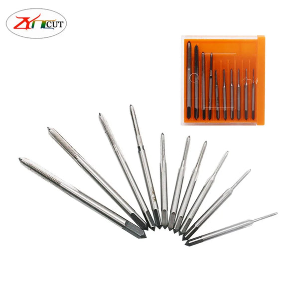Watch Repair Tap M1.0 M1.2 M1.4 M1.6 M1.7 M1.8 M2.0 M2.5 M3.0 M3.5 HSS Watch Maintenance Micro Small Diameter Tap Set