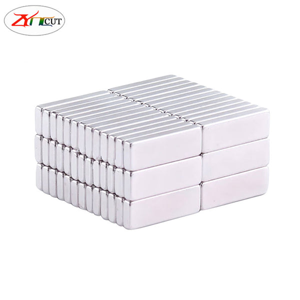 length 10 20 30 40 50x10x1 2 3 5mm N35 Rectangular magnet patch High magnetic Super strong Nd-Fe-B rectangular high magnetic rare earth magnet