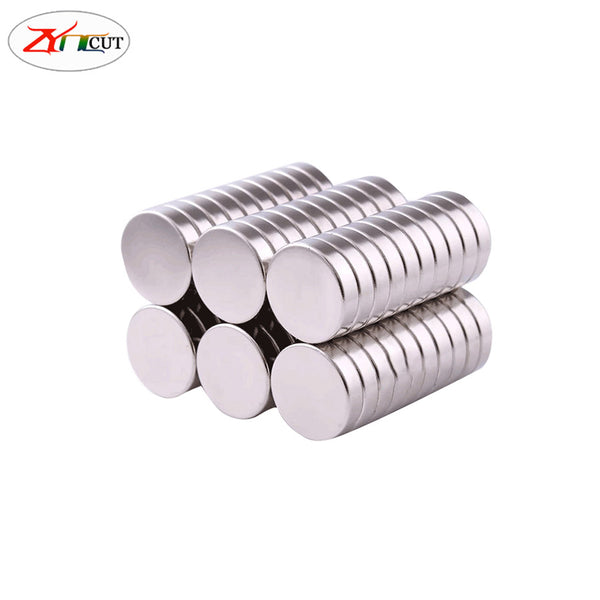 Diameter 15mm thick 2 3 4 5 8 10mm NdFeB Powerful Circular Magnet rare earth permanent magnet sheet electroplating small magnet